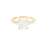 2.90ct Cushion Engagement Ring