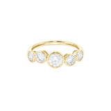 Round Scatter Wedding Band