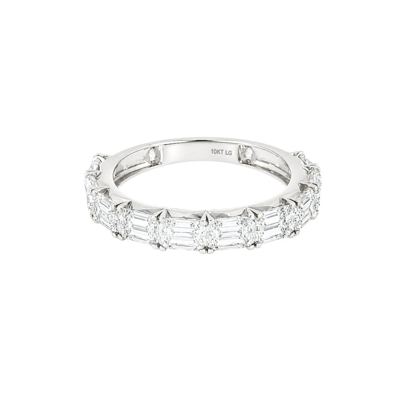 Emerald Eternity Wedding Band