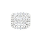 Round Multi-Row Wedding Band