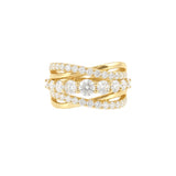 Multi-Band Crossover Wedding Band