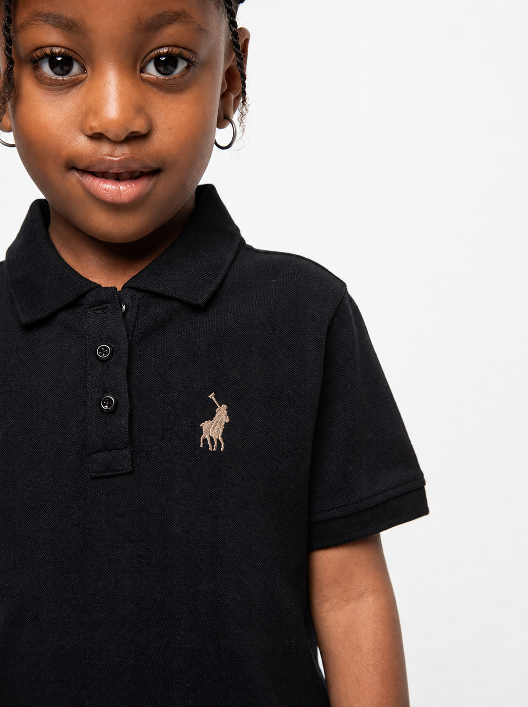 Polo Girls Nina Golfer in Black