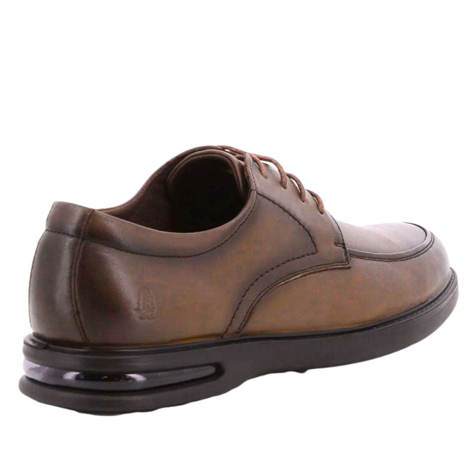 Hush Puppies Mens Patrick Leather Shoes In Brown