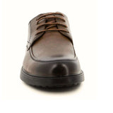 Hush Puppies Mens Patrick Leather Shoes In Brown