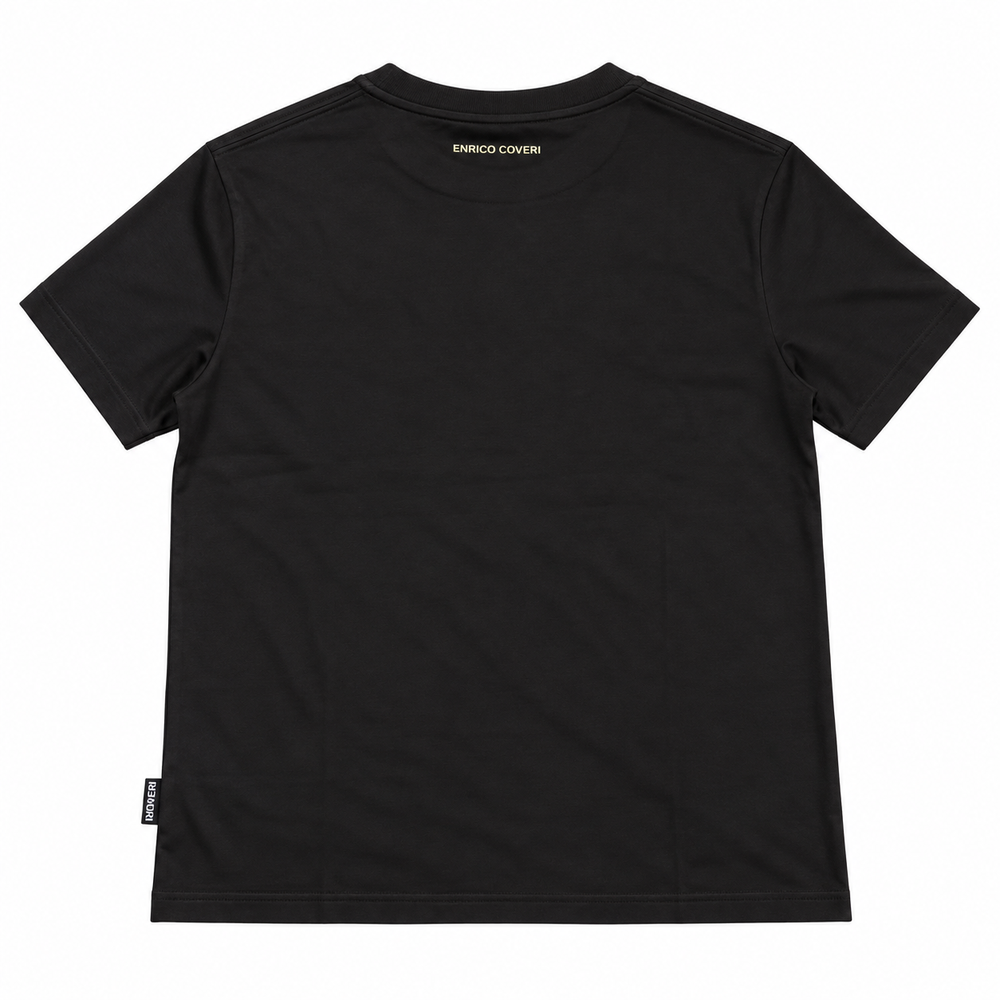 Enrico Coveri Mens 0044 T-Shirt In Black