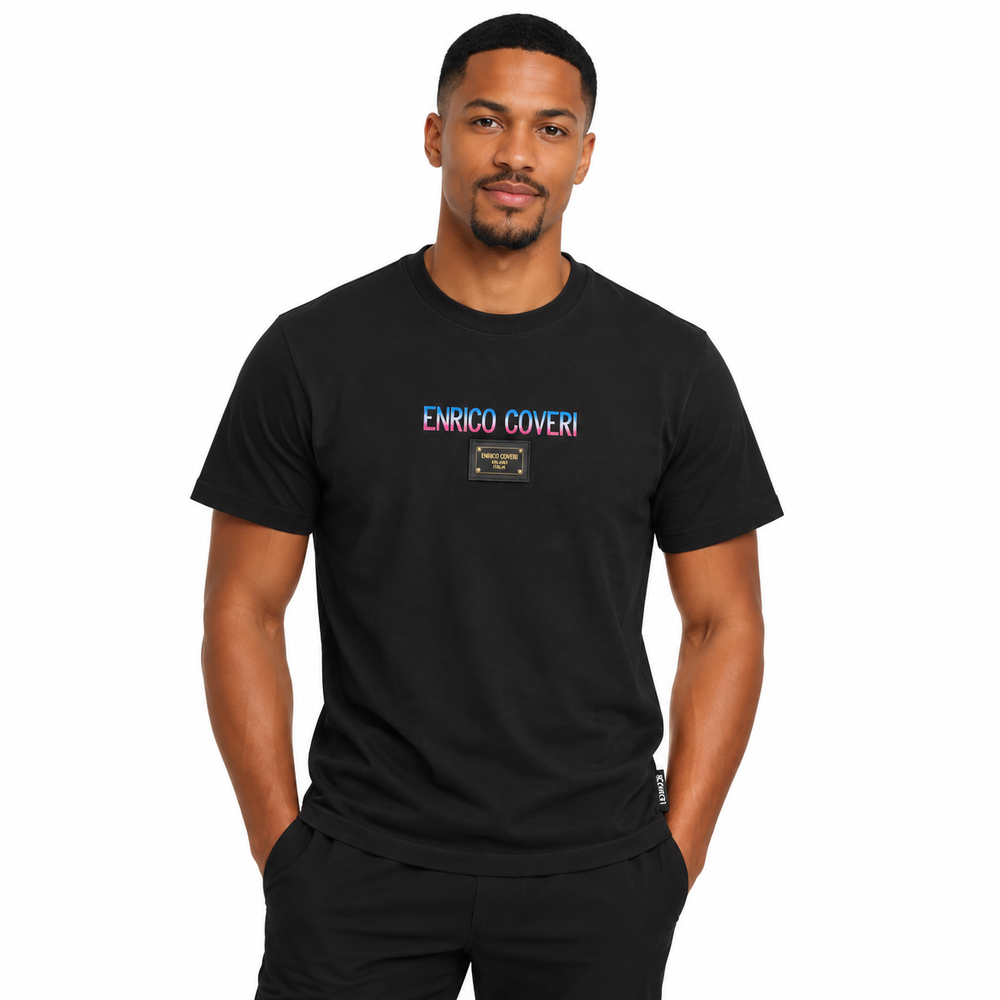 Enrico Coveri Mens 85 T-Shirt In Black