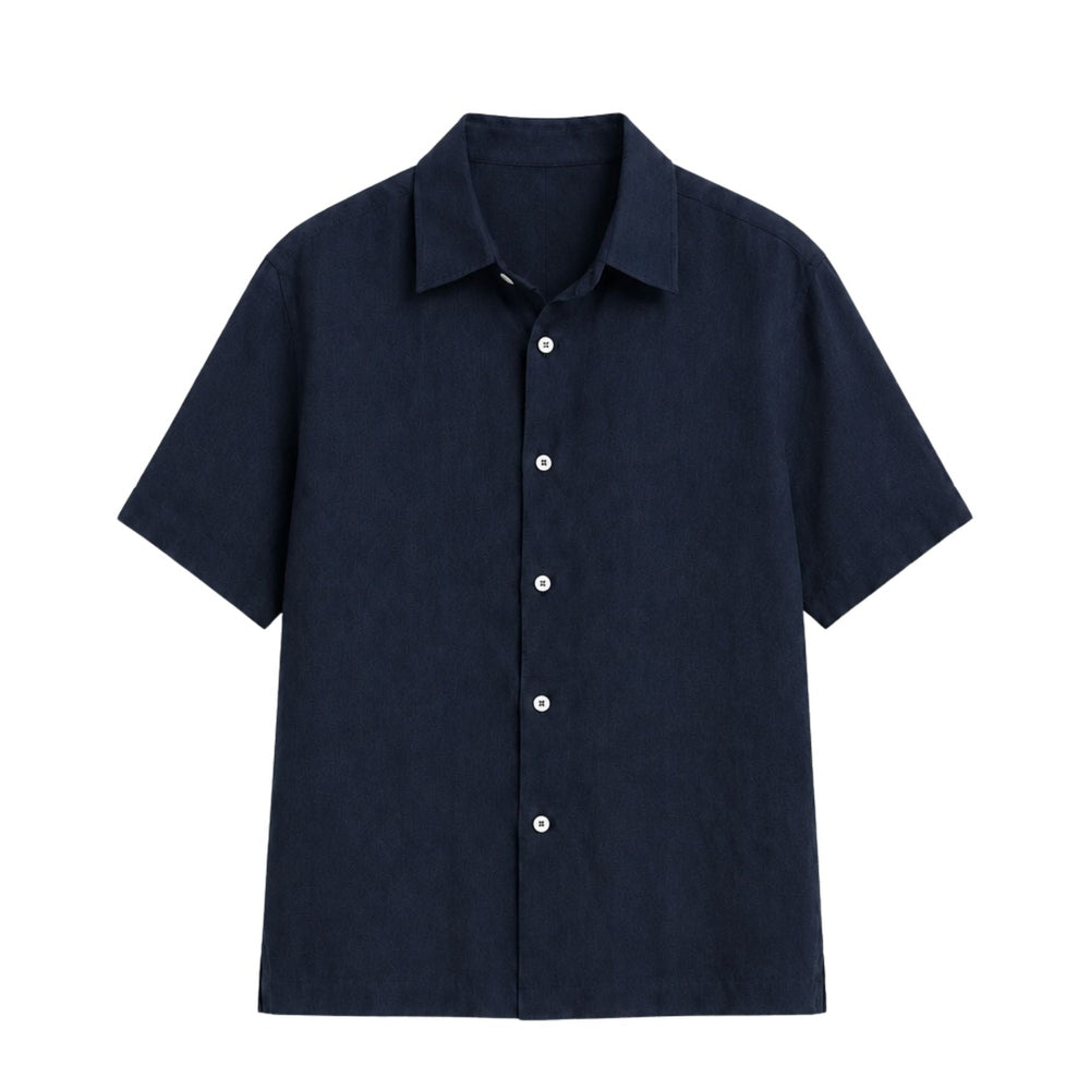 Antioch Mens Short Sleeve Shirt In Navy