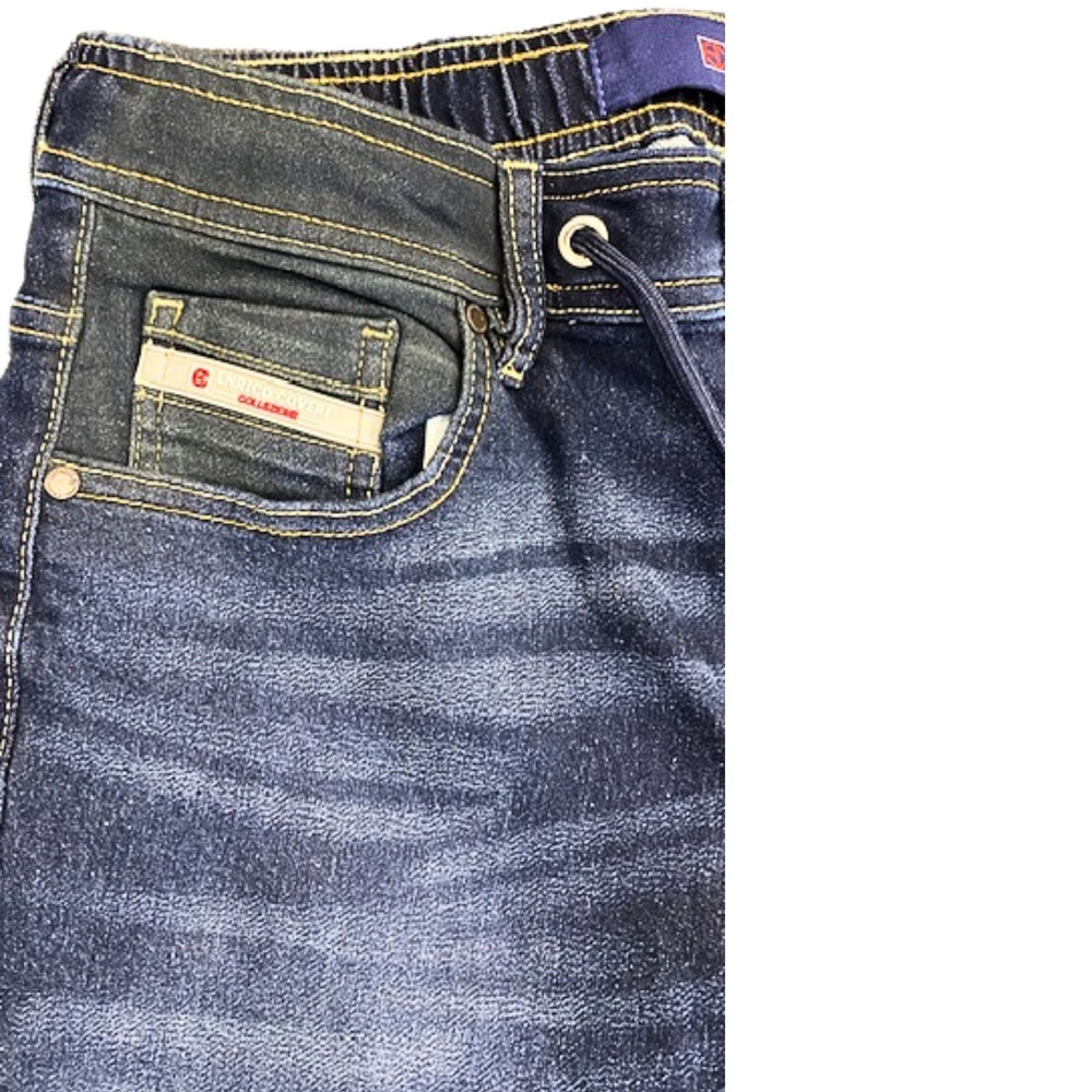 Enrico Coveri Mens Diesel Jeans In Dark Blue