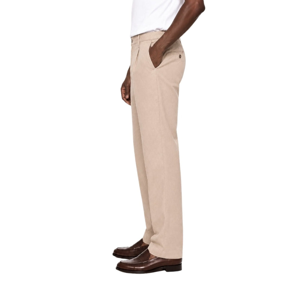 Polo Mens Elasicated Linen Blend Pants In Stone