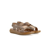 Pierre Cardin Ladies Satin 3 Sandals In Bronze