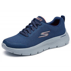 Skechers Womens Go Walk Flex Shoes In Navy