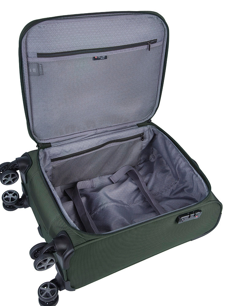 Cellini Optima Trolley Case Green