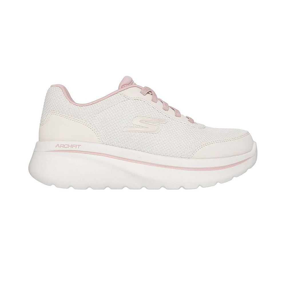 Skechers Womens Go Walk Arch Fit N-Joy Shoes In  Natural