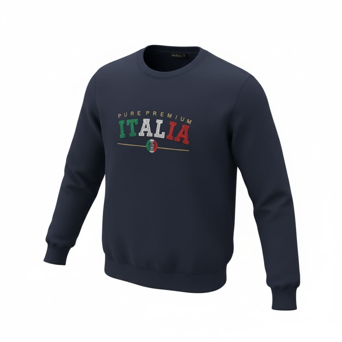 Pure Premium Mens Azzuri Sweatshirt In Navy
