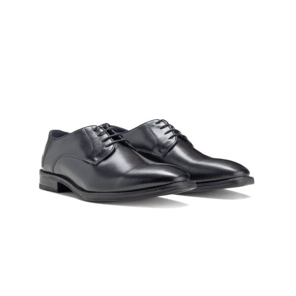 Hush Puppies Hpm00906 Mens Lebron Leather Shoes Black