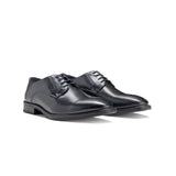 Hush Puppies Hpm00906 Mens Lebron Leather Shoes Black