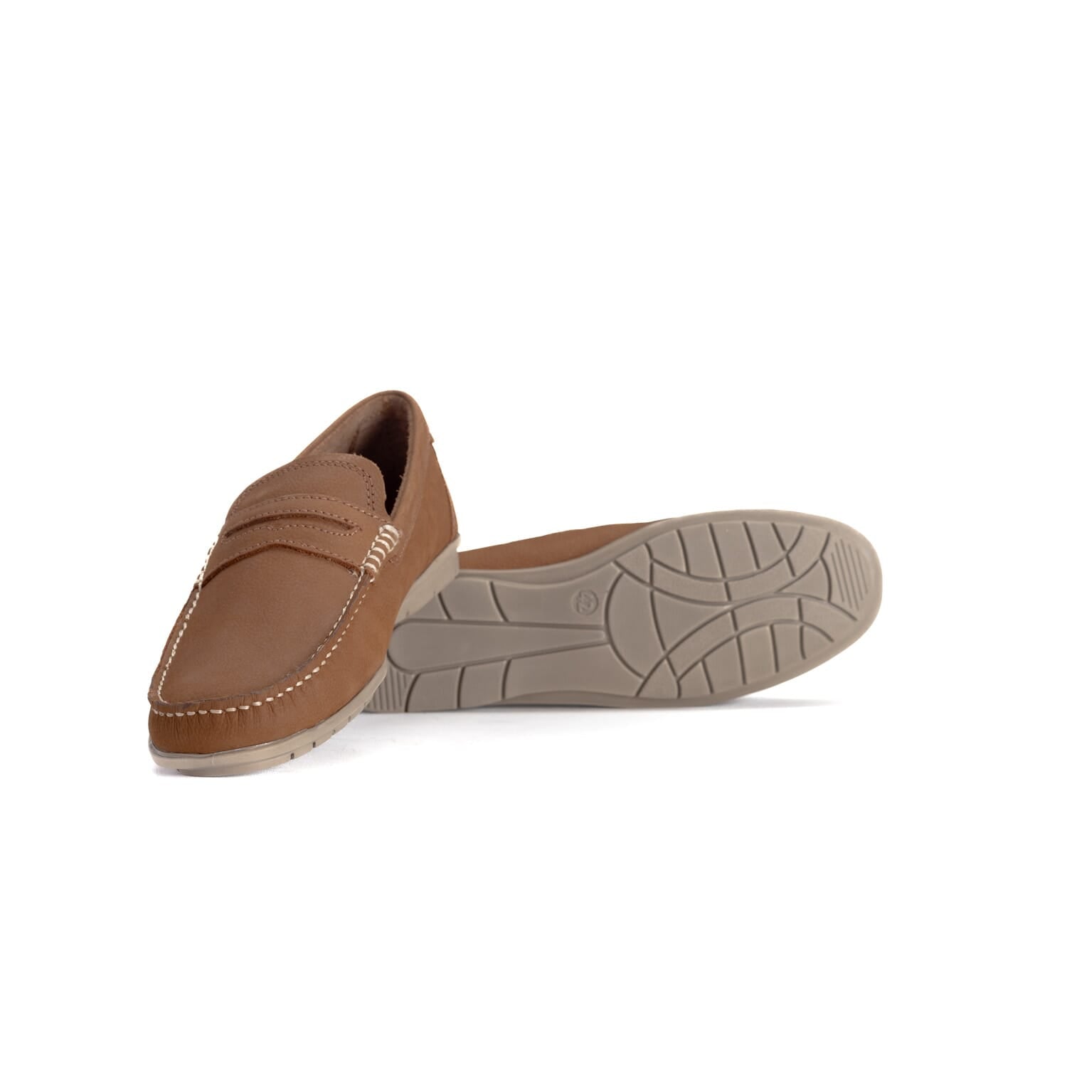 Hush Puppies Mens Hudson Brown Nubuck Shoes