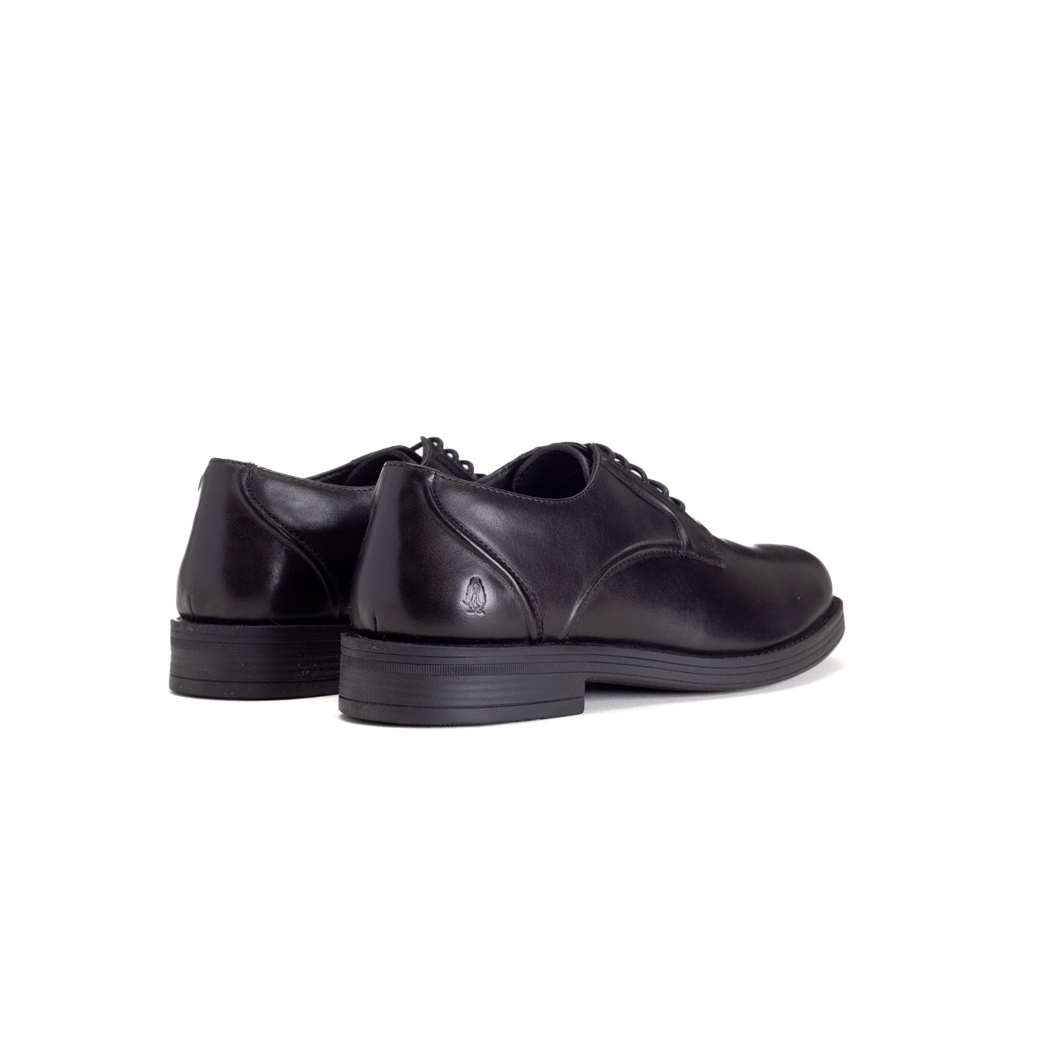 Hush Puppies Mens Maradona Leather Shoes In Black