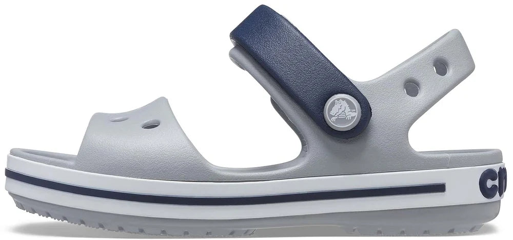 Crocs Crocband Sandal Kid In Grey & Navy
