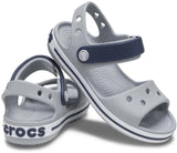 Crocs Crocband Sandal Kid In Grey & Navy