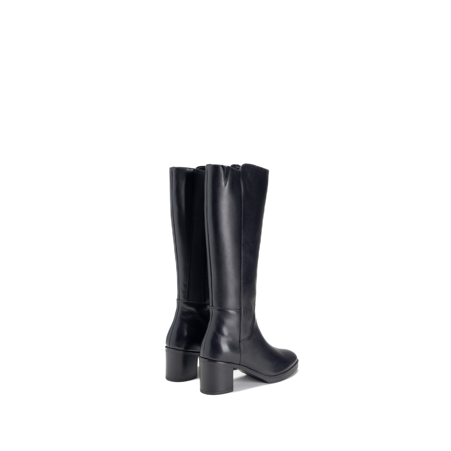 Hush Puppies Ladies Sloane Two Tone Boots In Black