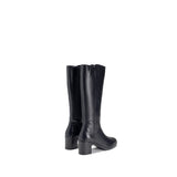 Hush Puppies Ladies Sloane Two Tone Boots In Black