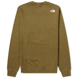 The North Face Mens Easy Crew Sweatshirt In Olive