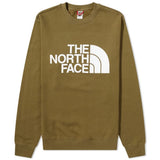 The North Face Mens Easy Crew Sweatshirt In Olive
