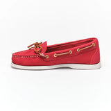Hush Puppies Womens Yarmouth Gingko Tuumbled Nubuck Shoes In Red