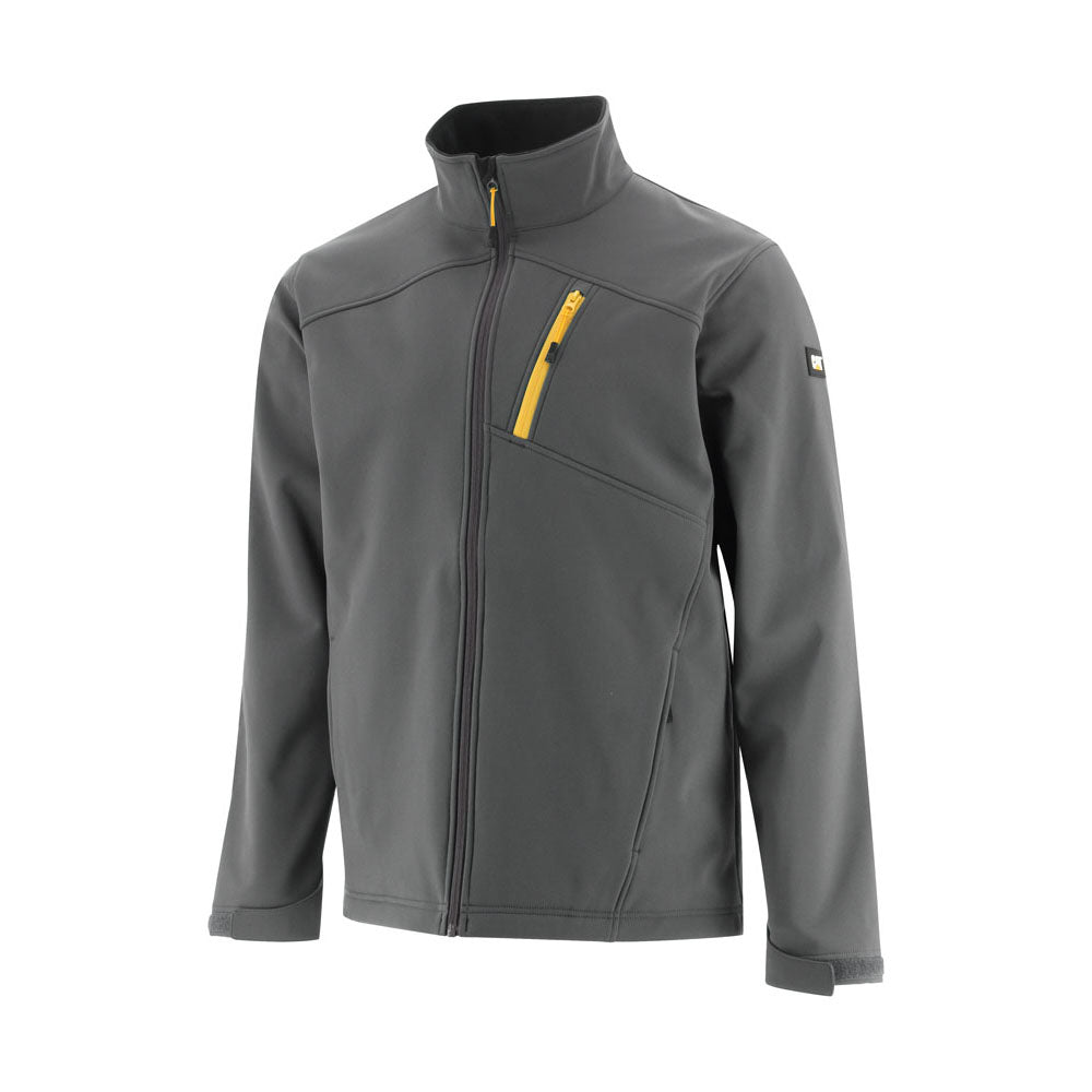 Caterpillar Mens Essential Softshell Jacket Dark Shadow