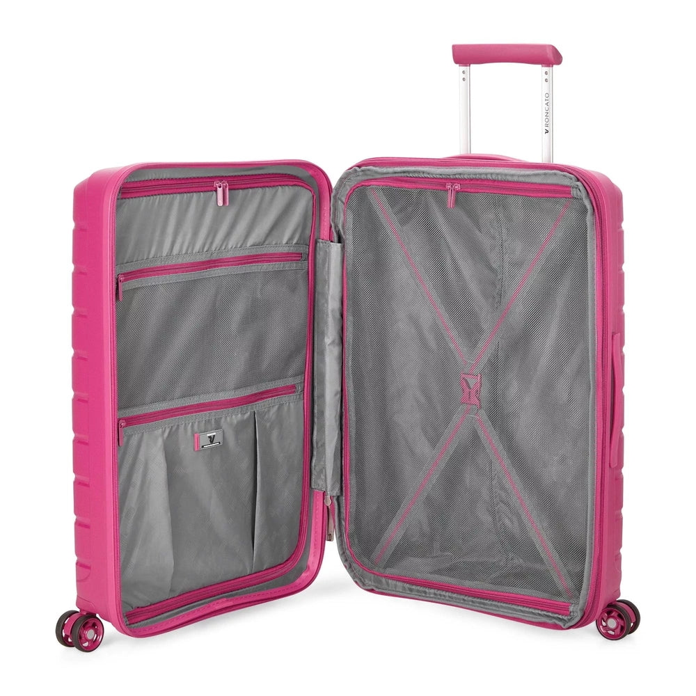 Roncato B-Flying Spinner 4 Wheeler Expandable In Magenta
