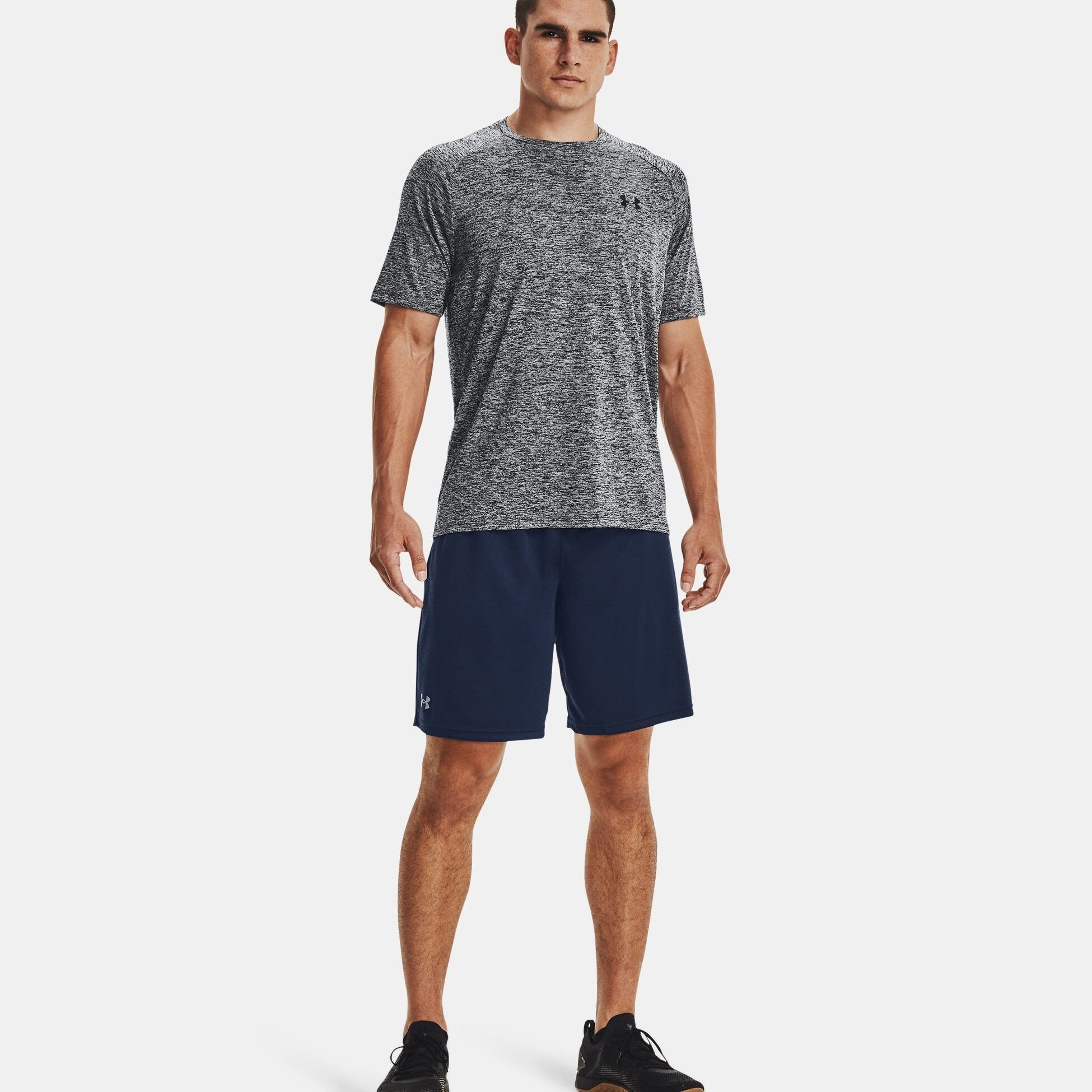 Under Armour Mens Tech 2.0 T-Shirt In Grey Melange