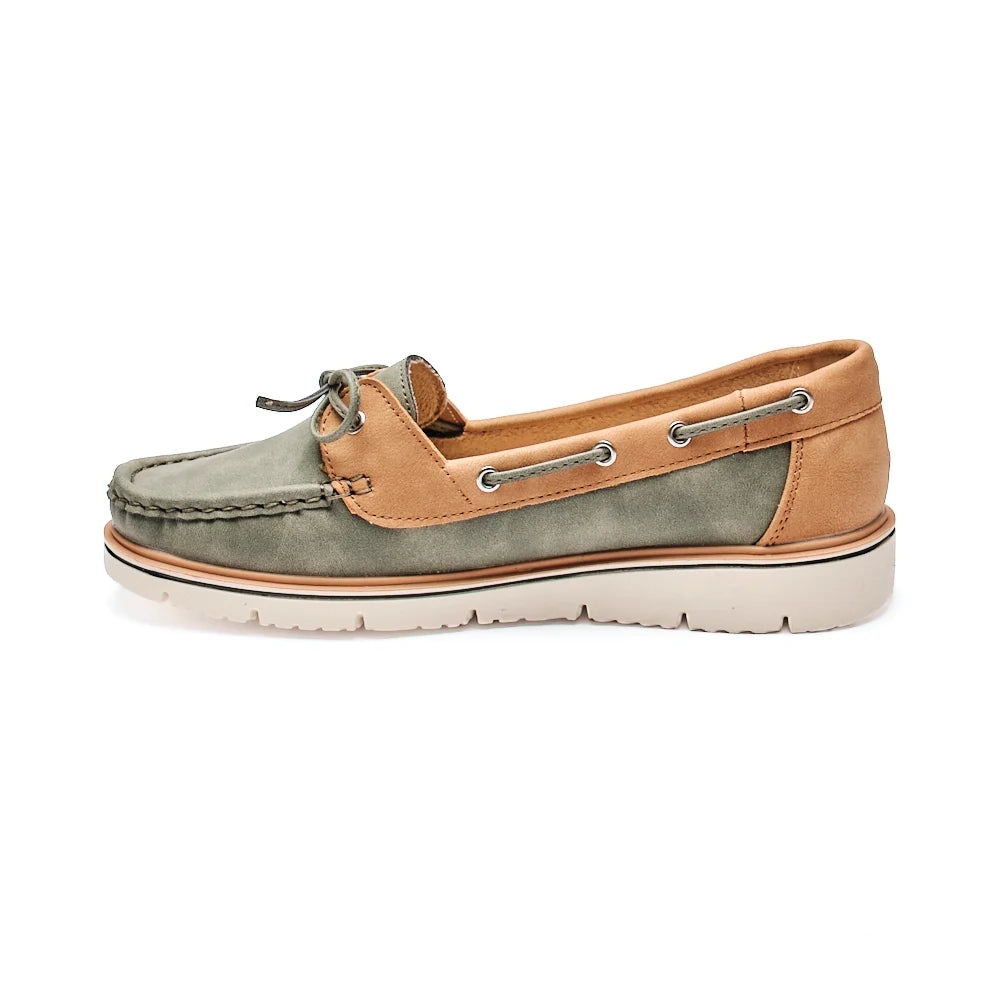 Hush Puppies Soft Style Womens Soft Shina Shoes In Olive