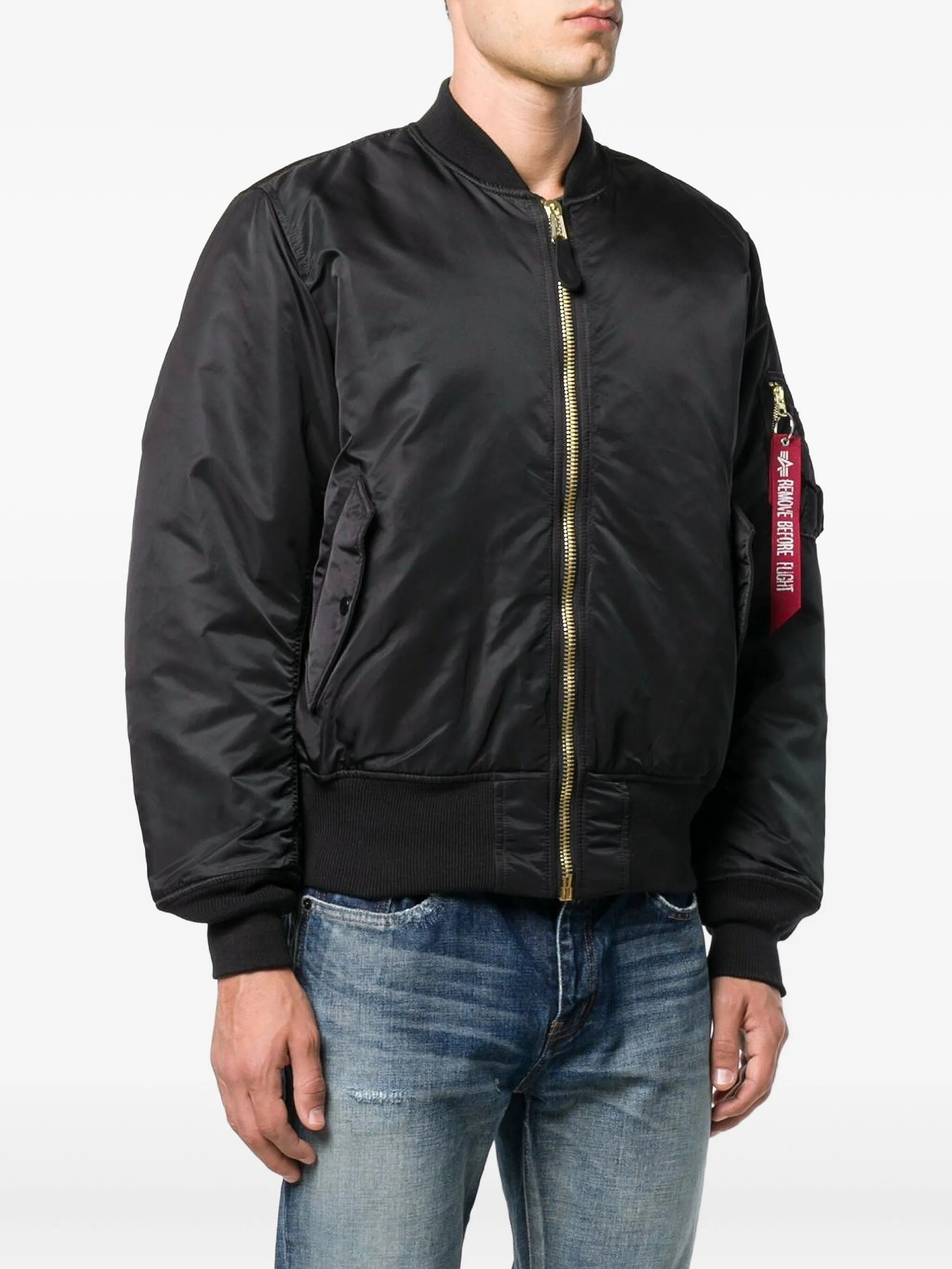 Alpha Unisex Classic Reversible Jackets In Black