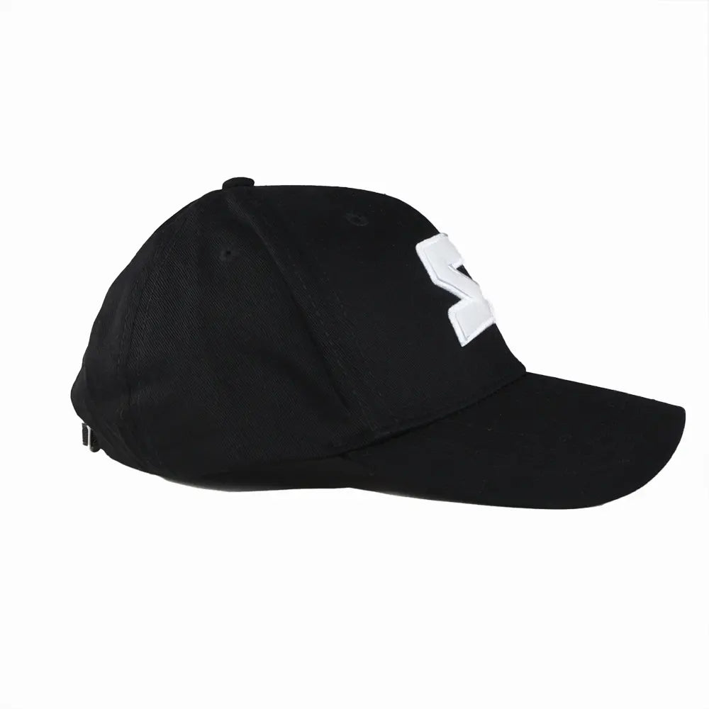 Starter Mens Flat Peak Cap In Black & White
