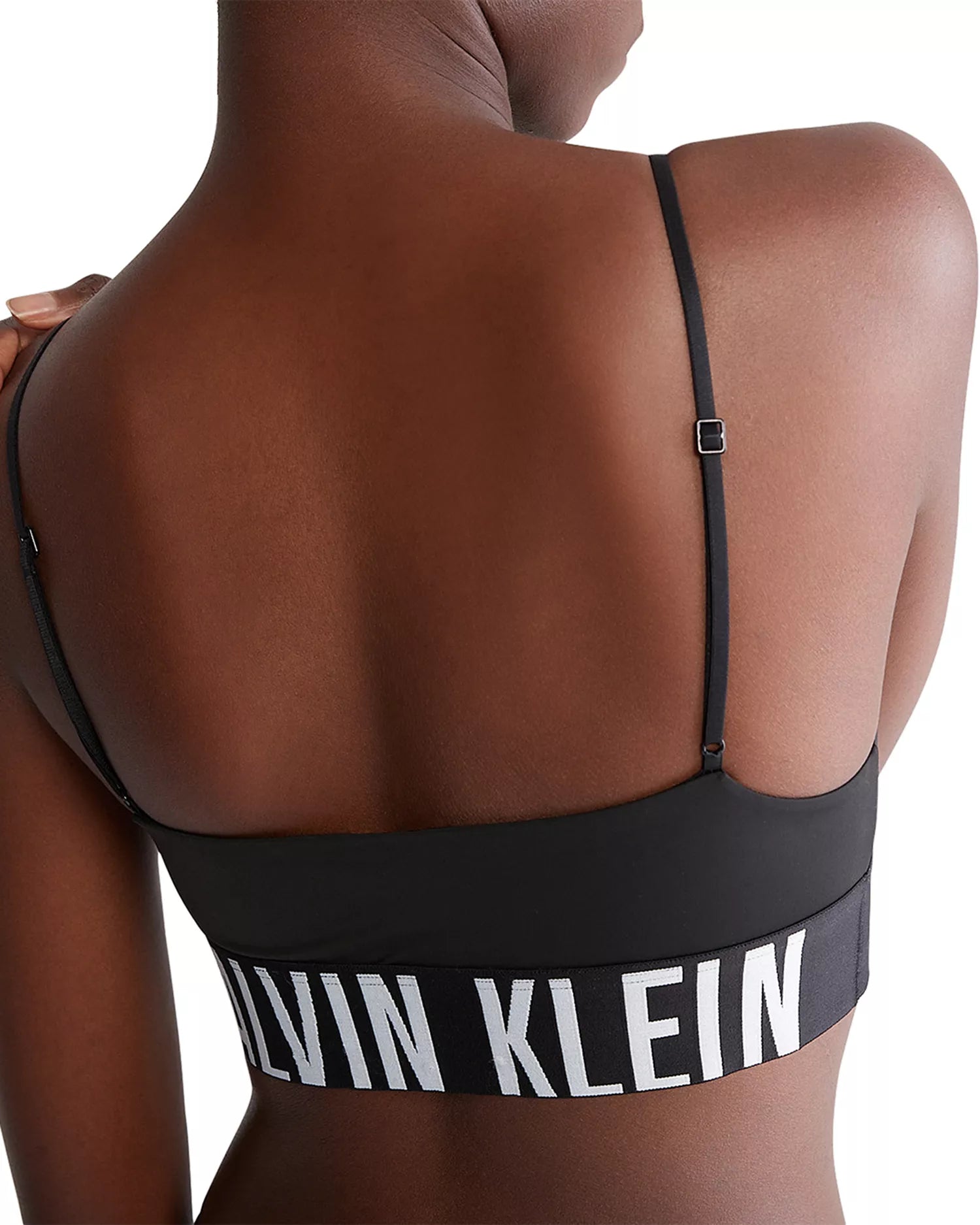 Calvin Klein Unlined Bralette In Black