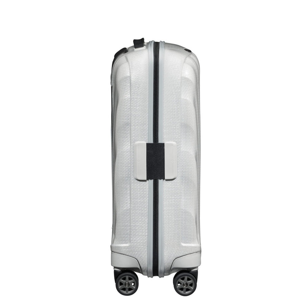 Samsonite C Lite Spinner Trolley Bag In Off White