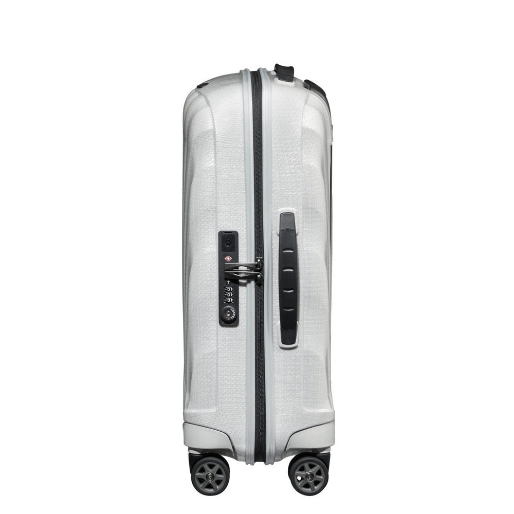 Samsonite C Lite Spinner Trolley Bag In Off White