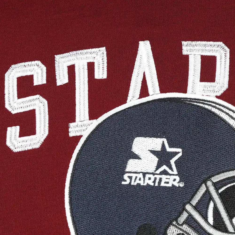 Starter Mens College Hoody In Maroon