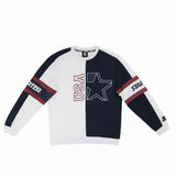 Starter Mens USA Crew Neck Sweatshirt In Navy & White
