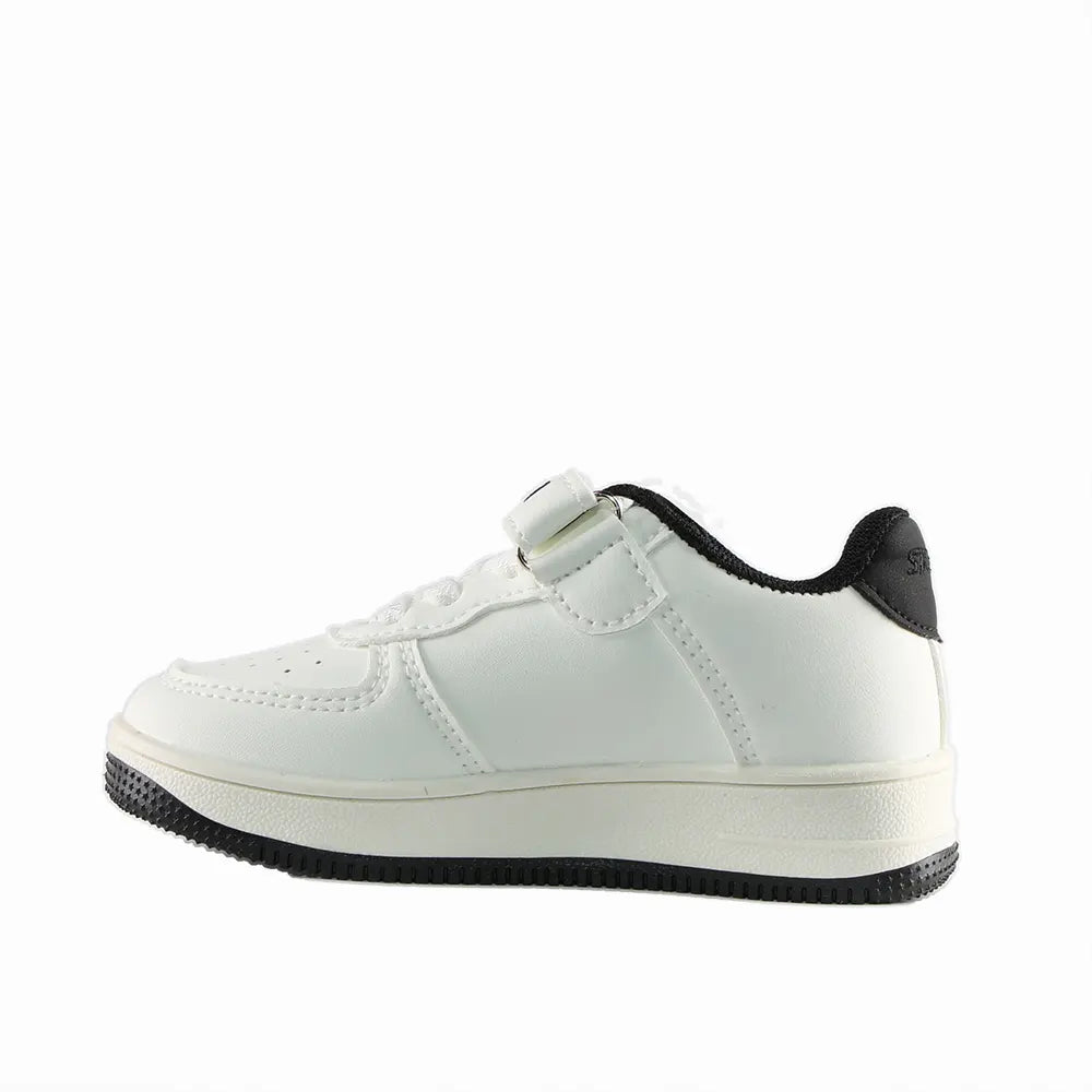 Starter Boys Dues X PS Shoes In White & Black