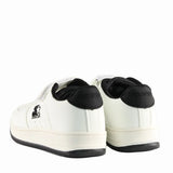 Starter Boys Dues X PS Shoes In White & Black