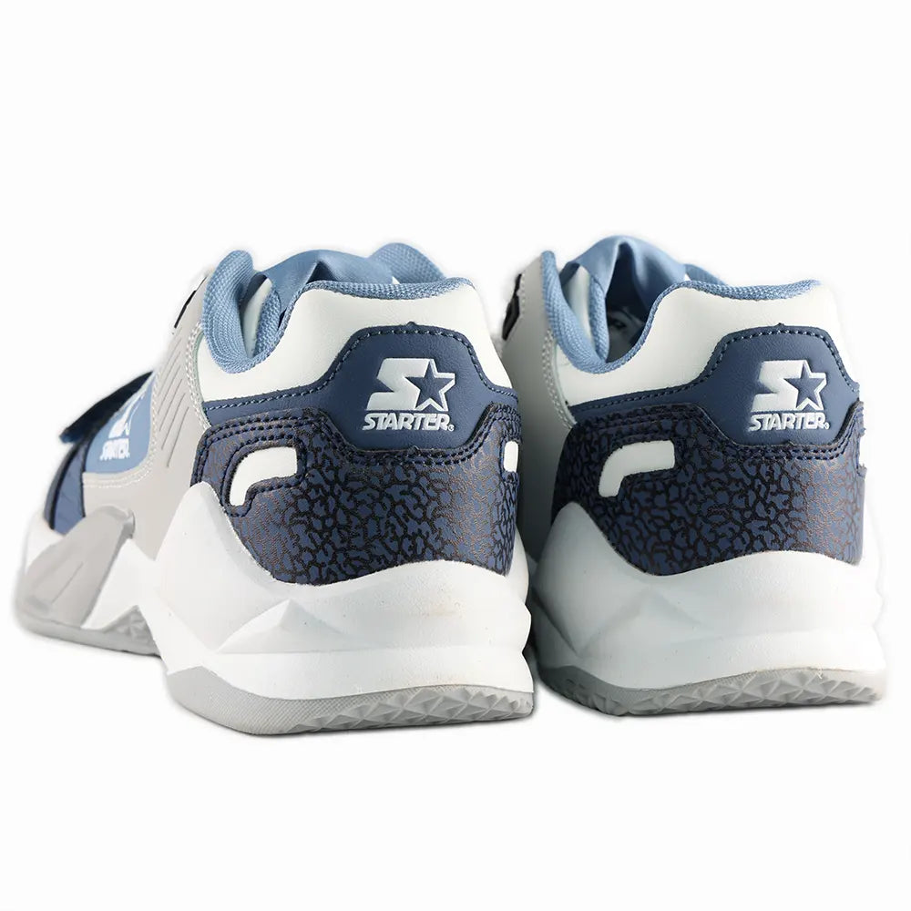 Starter Mens Clement Low Uni Shoes In Grey & Blue