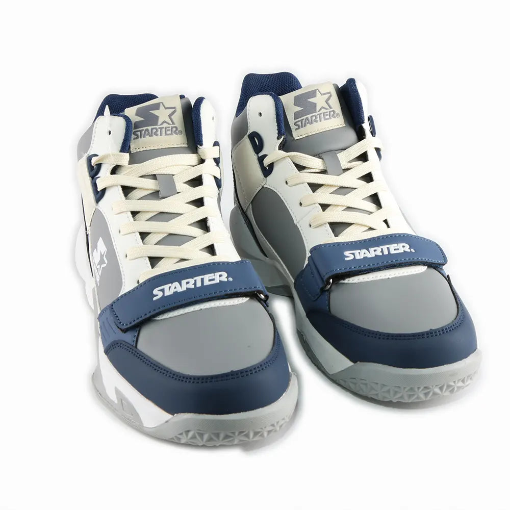 Starter Mens Clement Hi Uni Sneakers In White & Blue