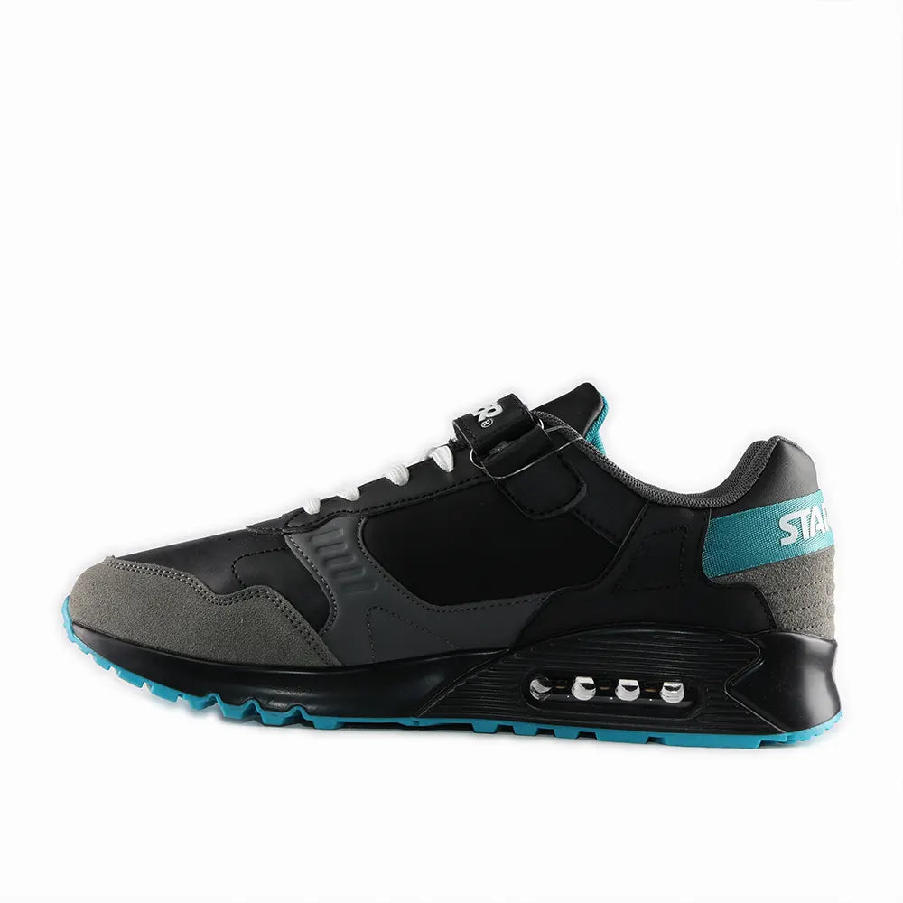 Starter Mens Bubble Sneakers In Black & Teal