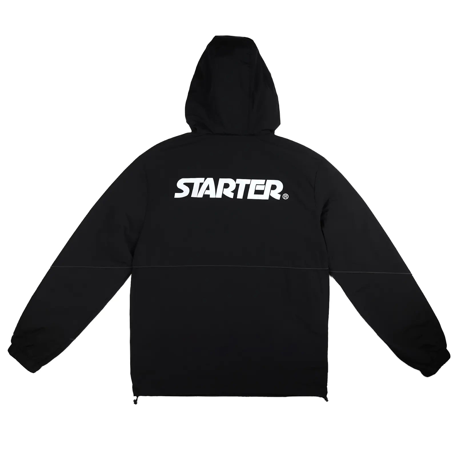 Starter Mens Wind Breaker Tracksuit Top In Black