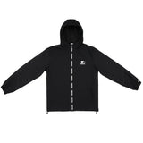 Starter Mens Wind Breaker Tracksuit Top In Black