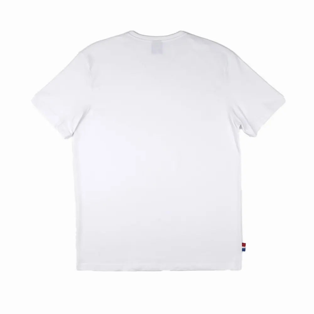 Pony Mens Block Logo V-Neck T-Shirt In White