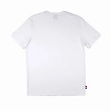 Pony Mens Block Logo V-Neck T-Shirt In White