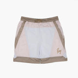 Pony Mens Turbo Shorts In Beige & White